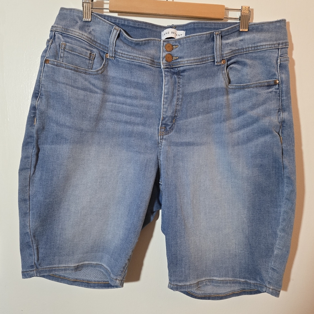 Lane Bryant Light Wash Jean Shorts